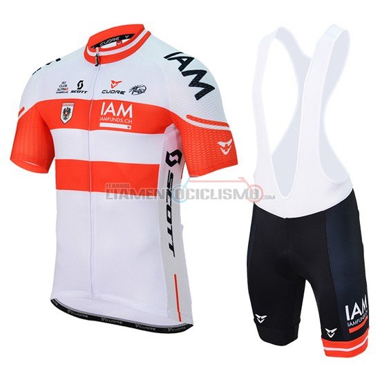 Abbigliamento Ciclismo IAM 2017 bianco e rosso